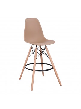 ΣΚΑΜΠΟ ΜΠΑΡ RENATA HM0173.45 ΚΑΠΟΥΤΣΙΝΟ 58x56x107Υ εκ.