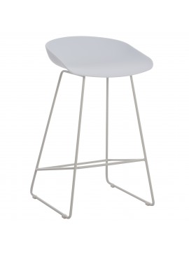 ΣΚΑΜΠΟ ΜΠΑΡ NAILA HM9299.01 ΛΕΥΚΟ ΜΕΣΑΙΟΥ ΥΨΟΥΣ 44x44x74Yεκ.