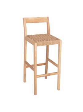 Intrahome ΣΚΑΜΠΟ ΜΠΑΡ ΜΕ ΠΛΑΤΗ PLERED ΞΥΛΟ ΤΕΑΚ & ΣΧΟΙΝΙ VIRO 40x45x100εκ. intraho-1636887