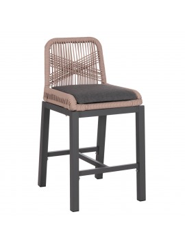 Intrahome ΣΚΑΜΠΟ ΜΠΑΡ ΜΕΣ.ΥΨΟΥΣ CASABLANCASNIERES-SUR-SEINE .21 ΑΝΘΡΑΚΙ ΑΛΟΥΜΙΝΙΟ--ΜΠΕΖ ΣΧΟΙΝΙ 47,5x55x94,5Υεκ intraho-1723841