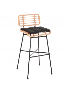 Intrahome ΣΚΑΜΠΟ ΜΠΑΡ ΨΗΛΟ NELSPRUICASABLANCALTCASABLANCAI .11 ΜΕΤΑΛΛΟ&ΜΑΞΙΛΑΡΙ ΜΑΥΡΟ-KUCASABLANCALCASABLANCA_LUMPURLOEMFONCASABLANCALTCASABLANCAIEIN ΜΠΕΖ 48x49x99,5Υεκ. intraho-1721599