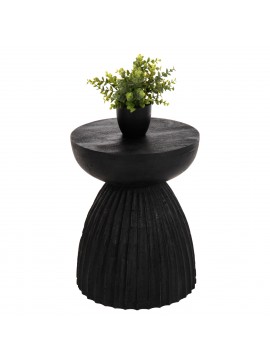 Intrahome ΣΚΑΜΠΟ ΣΤΡΟΓΓΥΛΟ SCCASABLANCALLOP ΜΑΣΙΦ MCASABLANCANGO ΣΕ ΣΕ ΜΑΥΡΟ ΧΡΩΜΑ Φ35x45Υεκ. intraho-1721403