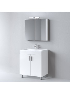 Σετ Έπιπλο Μπάνιου Skopelos White 80 9SSK080WH0 Πάγκος 78x36x83