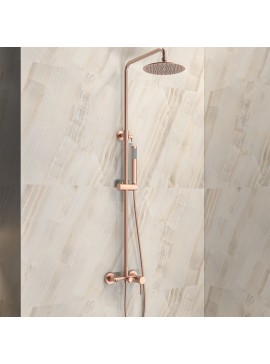 KARAG  ARTEMIS Μπαταρία σταθερού ντους με ρουξούνι ARTEMIS Rose Gold SO551B-RG KARAG KARAG-5206836664385