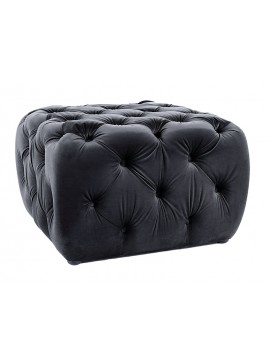 PUF SOPHIA VELVET CZARNY BLUVEL 19 DIOMMI-80-3093