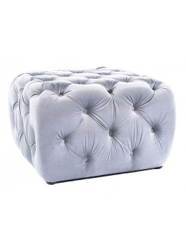 PUF SOPHIA VELVET JASNY SZARY BLUVEL 03 DIOMMI-80-3107