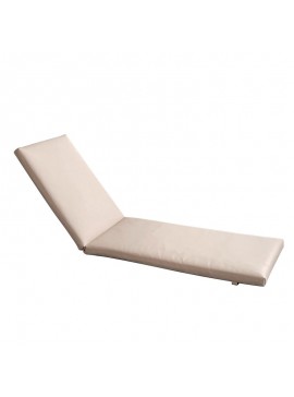 WOODWELL Ε2017,82SUNLOUNGER Μαξιλάρι Ξαπλώστρας PVC Μπεζ με Φερμουάρ & Velcro (Foam+Polyester) 196(78+118)x60x7cm Ε2017,82