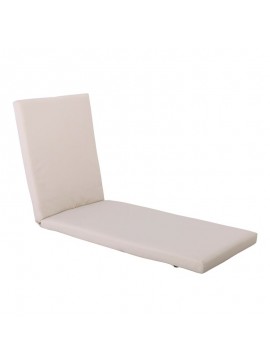 WOODWELL Ε2017,7SUNLOUNGER Μαξιλάρι Ξαπλώστρας Ύφασμα Sandy Water Repellent, Foam+Polyester Φερμουάρ-Velcro 196(78+118)x60x7cm Ε2017,7
