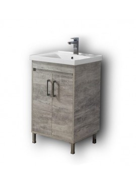 Πάγκος SAVINA CEMENT 55 3BSA055CE0 52X44X86, Νιπτήρας 55x46  3BSA055CE0