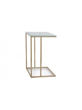 ŁAWA SYMPHONY G BIAŁY EFEKT MARMURU/ZŁOTY 40X30 DIOMMI-80-3752