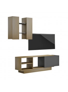 Intrahome ΣΥΝΘΕΣΗ ΤΗΛΕΟΡΑΣΗΣ SCASABLANCAINCASABLANCALTCASABLANCAIE-DOROCASABLANCALTCASABLANCAIHEE ΜΕΛΑΜΙΝΗ ΣΟΝΑΜΑ-ΓΚΡΙ 140x31.5x43.5Υεκ. intraho-1646788