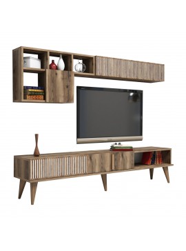 ΣΥΝΘΕΣΗ ΤΗΛΕΟΡΑΣΗΣ HM9438.02 ΜΕΛΑΜΙΝΗ ΣΕ ΚΑΡΥΔΙ-ΛΕΥΚΟ 180x35x40Υεκ.