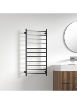 KARAG  TRUMPET Ηλεκτρικό θερμαντικό σώμα μπάνιου Black Matt TRUMPET KARAG 100x48x10cm 110W KARAG-5206836689043