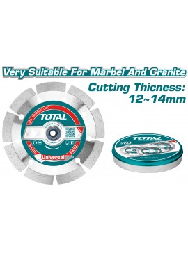 TOTAL ΔΙΑΜΑΝΤΟΔΙΣΚΟΙ ΞΗΡΑΣ ΚΟΠΗΣ 230mm 5TEM ΣΕ ΜΕΤΑΛΛΙΚΟ ΚΟΥΤΑΚΙ (TAC2112303M)