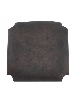 WOODWELL ΤΑΠΕΤΣΑΡΙΑ Σκαμπό Καφενείου, Ύφασμα Suede Ανθρακί  35x35x5cm Υ949,3Κ4