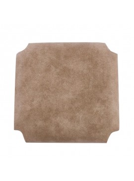 WOODWELL ΤΑΠΕΤΣΑΡΙΑ Σκαμπό Καφενείου, Ύφασμα Suede Μπεζ  35x35x5cm Υ949,3Κ3