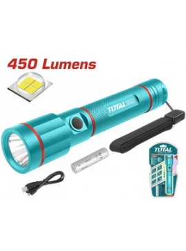 TOTAL ΕΠΑΓΓ. ΦΑΚΟΣ LED ΕΠΑΝΑΦ. ΛΙΘΙΟΥ 50-450 Lumens (TCFL1865051)