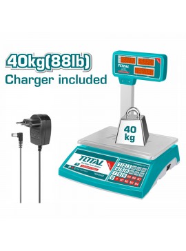 TOTAL ΗΛΕΚΤΡΟΝΙΚΗ ΖΥΓΑΡΙΑ 40Kg (TESA3402)