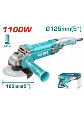 TOTAL ΕΠΑΓΓ. ΓΩΝΙΑΚΟΣ ΛΕΙΑΝΤΗΡΑΣ 1.100W - 125mm (TG11012556)