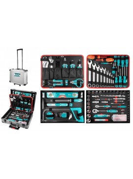 TOTAL ΕΠΑΓΓ. ΤΡΟΧΗΛΑΤΗ ΒΑΛΙΤΣΑ ΑΛΟΥΜ. ΜΕ 147 ΤΕΜ ΕΡΓΑΛΕΙΑ (THKTHP21476)