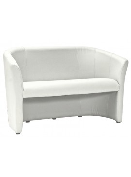 Καναπές TM-2 126x60x76 εκ χρώμα Λευκό EK-26/Wenge DIOMMI TM2BIP DIOMMI-80-2304