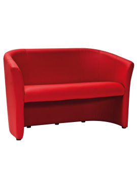 SOFA TM-2 CZERWONA EK-6 / WENGE DIOMMI-80-3127