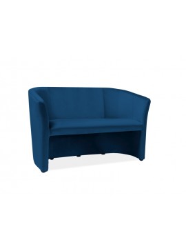SOFA TM-2 VELVET GRANATOWY BLUVEL 86 / WENGE DIOMMI-80-3121