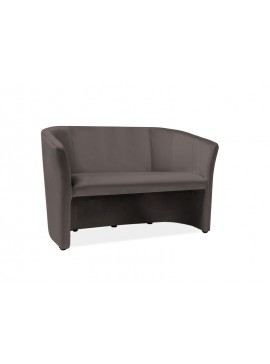 Καναπές TM-2 126x60x76cm γκρι Bluvel 14/Wenge DIOMMI TM2V14 DIOMMI-TM2V14