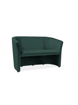 Καναπές TM-2 126x60x76cm βελούδινο πράσινο Bluvel 78/Wenge DIOMMI TM2V78 DIOMMI-TM2V78