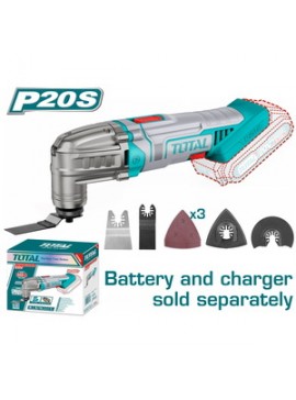 TOTAL ΠΟΛΥΕΡΓΑΛΕΙΟ ΜΠΑΤ. Li-ion 20V ΧΩΡΙΣ ΜΠΑΤΑΡΙΑ & ΦΟΡΤΙΣΤΗ (TMLI2022)