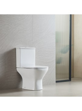 KARAG  AMFIPOLIS Σετ λεκάνη χαμηλής πίεσης rimless πισωστ. AMFIPOLIS TR 126 KARAG KARAG-5206836069654