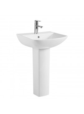KARAG  AMFIPOLIS Νιπτήρας με κολόνα AMFIPOLIS TR-367 56x45x83cm KARAG-5206836628356