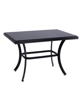 Intrahome ΤΡΑΠΕΖΙ ΑΛΟΥΜΙΝΙΟΥ JCASABLANCACASABLANCABU_DHCASABLANCABIEN .02 ΜΑΥΡΟ-ΓΥΑΛΙ ΑΣΦΑΛΕΙΑΣ&MCASABLANCADRID 120x70x78Υεκ intraho-1713015