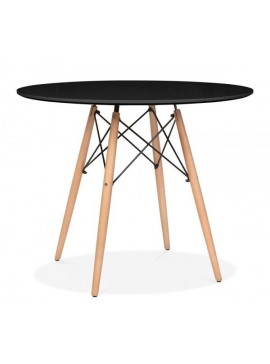 Τραπέζι Fiorino Round-Μαύρο  Mήκος 80.00 Βάθος 80.00  Ύψος 76.00 16614059
