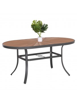 Intrahome ΤΡΑΠΕΖΙ ΟΒΑΛ ΕΞ.ΧΩΡΟΥ SCASABLANCAINCASABLANCALTCASABLANCAIE-FRCASABLANCANCINE .01 ΑΛΟΥΜΙΝΙΟ ΑΝΘΡΑΚΙ-LILONGWEKUCASABLANCALCASABLANCA_LUMPURERLEY ΦΥΣΙΚΟ 160x90x73,5Υεκ intraho-1723914