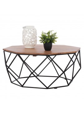 Intrahome ΤΡΑΠΕΖΙ ΣΑΛΟΝΙΟΥ DRCASABLANCAKE ΜΕ ΞΥΛΟ ΑΚΑΚΙΑΣ .11 Φ82x40 εκ. intraho-1643048