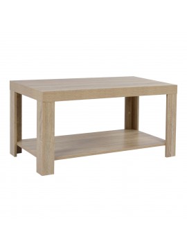 ΤΡΑΠΕΖΙ ΣΑΛΟΝΙΟΥ ΜΕΛΑΜΙΝΗΣ ALAYNA HM2207.02 SONAMA 90X45X45 εκ.
