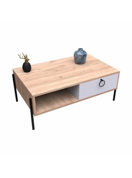 ΤΡΑΠΕΖΙ ΣΑΛΟΝΙΟΥ SONAMA ΛΕΥΚΟ HM9247.01 90x56x37,6 εκ.