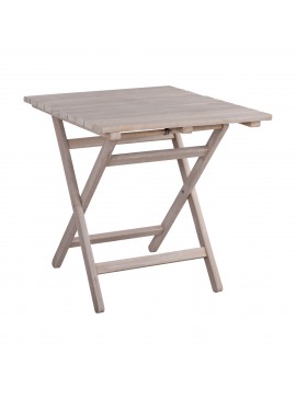 ΤΡΑΠΕΖΙ ΣΚΗΝΟΘΕΤΗ ΛΗΜΝΟΣ 70Χ70 CHALK FINISH ΛΕΥΚΟ ΕΜΠΟΤΙΣΜΟΥ HM5648.03