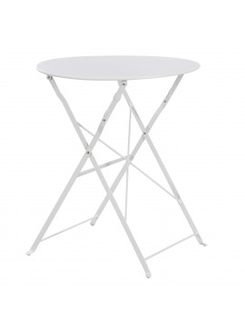 ΤΡΑΠΕΖΙ ΖΑΠΠΕΙΟΥ ΠΤΥΣΣΟΜΕΝΟ ΣΤΡΟΓΓΥΛΟ SOPHIE HM6336.05 ΜΕΤΑΛΛΙΚΟ DARK OLIVE Φ60x70Υεκ