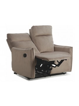 SOFA ROZKŁADANA TRAVIS 2 VELVET CIEMNY BEŻ BLUVEL 40 DIOMMI-80-3391