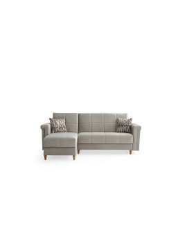 EfsaneΓωνιακός καναπές-κρεβάτι Trend EF Εξωτερικές διαστάσεις καναπέ: 230 -150X90BX94YΔιαστάσεις κρεβατιού:190X110Παράγεται σε υφάσματα επιλογής   EPL11207
