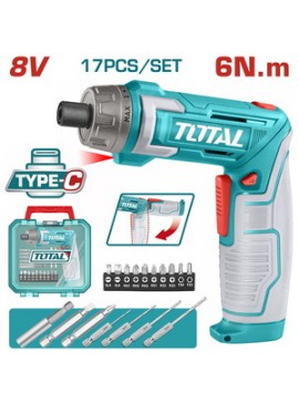 TOTAL ΕΠΑΓΓ. ΚΑΤΣΑΒΙΔΙ ΜΠΑΤ. Li-ion 8V / 1.5Ah Type-C (TSDLI08025)