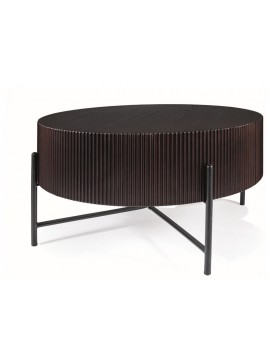 ŁAWA TUCA CIEMNY ORZECH/CZARNY FI 80X40 DIOMMI-80-3392