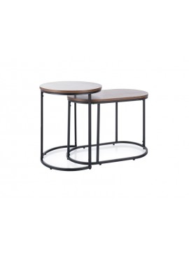 ŁAWA TWINGO ORZECH/CZARNY MAT (ZESTAW) DIOMMI-80-3836