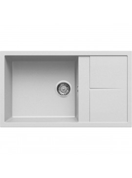 KARAG  UNICO Νεροχύτης κουζίνας UNICO 410 Bianco Titano 68 ELLECI 86x50cm KARAG-8032557036500