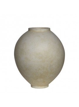 WOODWELL Ε6401VASE-1 Βάζο Cement, Απόχρωση Beige Φ48x55cm Φ48x55cm Ε6401