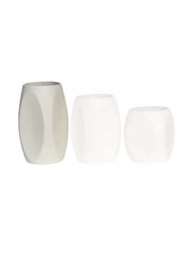 WOODWELL Ε6404,CVASE-4 Βάζο Cement, Απόχρωση Beige Φ31x61cm Φ31x61cm Ε6404,C