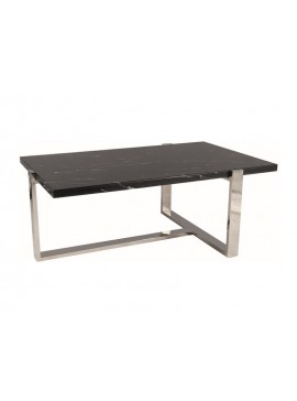 ŁAWA VELA A CZARNY MARMUR/SREBRNY 109X66 DIOMMI-80-3132
