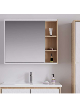 Καθρέφτης VERA 80cm χρ. WHITE/SONOMA κωδ. 3MVER080WHS